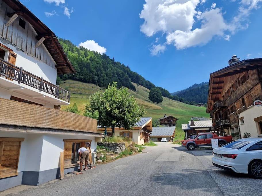 Appartement La Duchere Le Plan-La Giettaz Massif Des Aravis Exterior photo