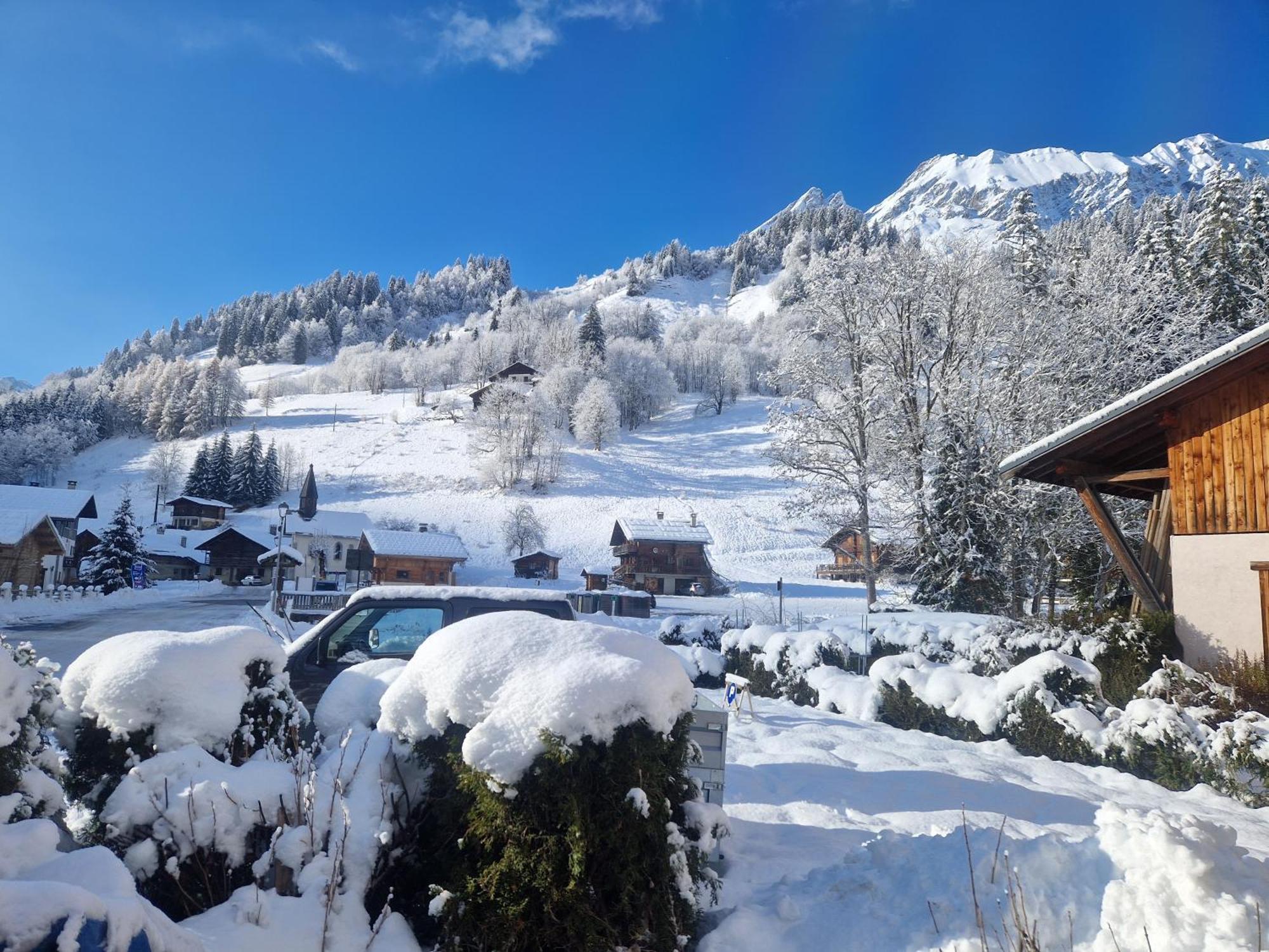 Appartement La Duchere Le Plan-La Giettaz Massif Des Aravis Exterior photo
